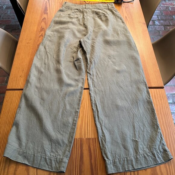 Everlane - The Linen Way-High® Drape Pant - Kalamata - 6 - Picture 4 of 6